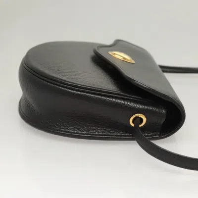Pre-owned Dior Cd Black Leather Shoulder Bag ()