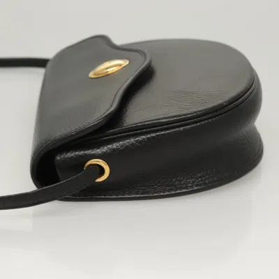 Pre-owned Dior Cd Black Leather Shoulder Bag ()