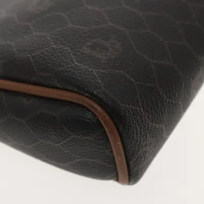 Pre-owned Dior Honeycomb Black Canvas Clutch Bag ()