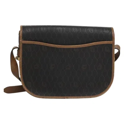 Pre-owned Dior Honeycomb Black Canvas Shoulder Bag ()