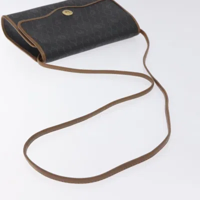 Pre-owned Dior Honeycomb Black Canvas Shoulder Bag ()