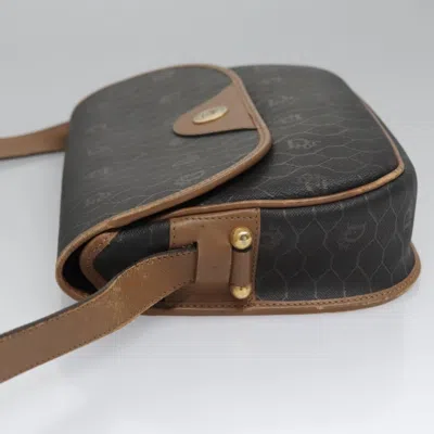 Pre-owned Dior Honeycomb Black Canvas Shoulder Bag ()