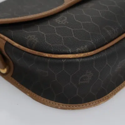 Pre-owned Dior Honeycomb Black Canvas Shoulder Bag ()