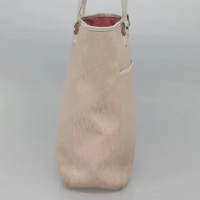 Pre-owned Dior Trotter Pink Canvas Tote Bag ()
