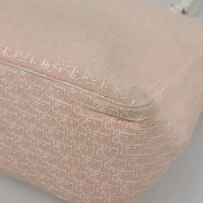Pre-owned Dior Trotter Pink Canvas Tote Bag ()