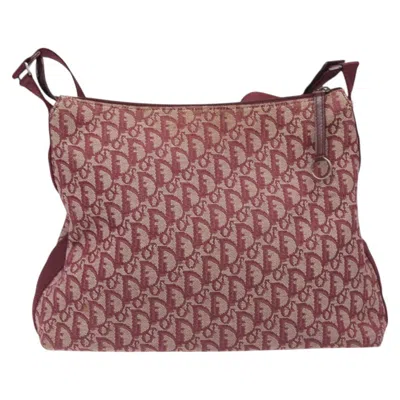 Pre-owned Dior Trotter Red Canvas Shoulder Bag ()