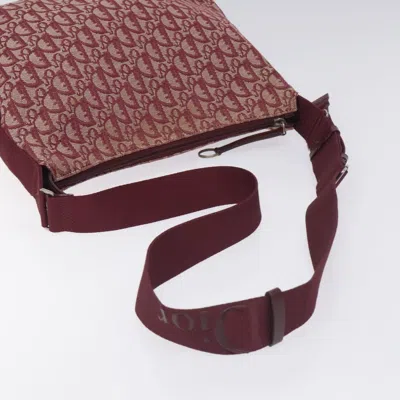 Pre-owned Dior Trotter Red Canvas Shoulder Bag ()