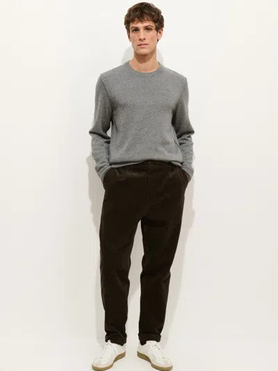 Alex Mill Standard Pleated Pant In Cord In Brown