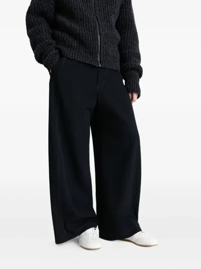 Lemaire Low-profile Leather Sneakers Rubber Sole In Neutral