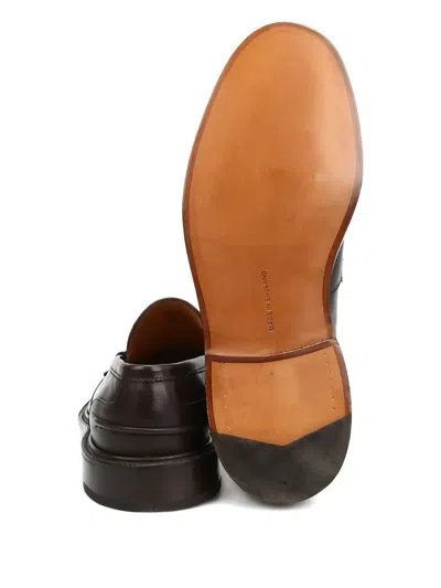 Tricker's James Leather Penny Loafers In Black