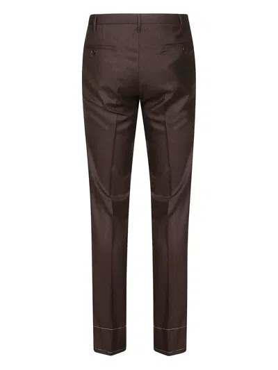 纽扣开合侧口袋长裤