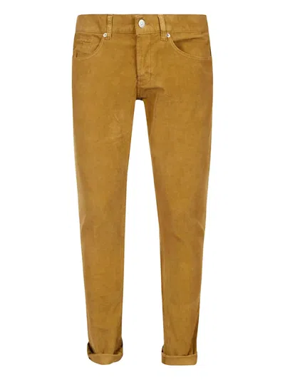 Dondup Corduroy Five-pocket Pants In Brown