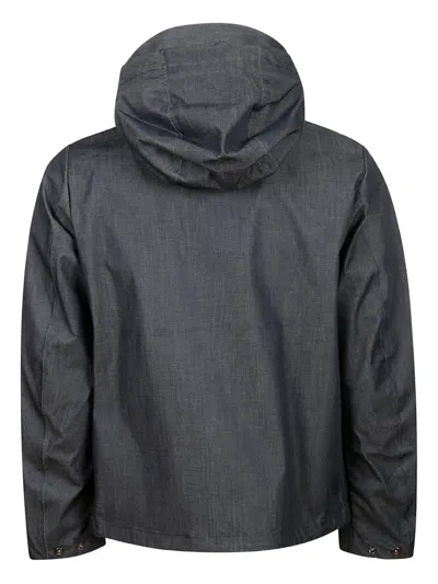 K-way Adjustable-hood Jacket In Gray