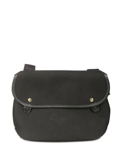Brady Canvas Shoulder Bag In Black
