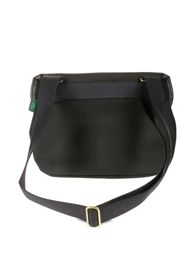 Brady Canvas Shoulder Bag In Black
