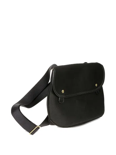Brady Canvas Shoulder Bag In Black