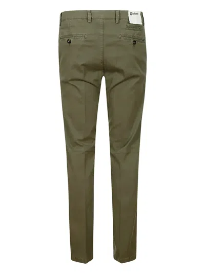 Alpha Industries Buttoned-pocket Cotton Trousers In Green