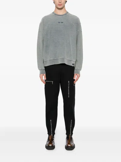 Izzue Logo Embellishment Sweater In Blue