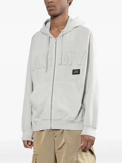 Izzue Logo-patch Hoodie In Gray