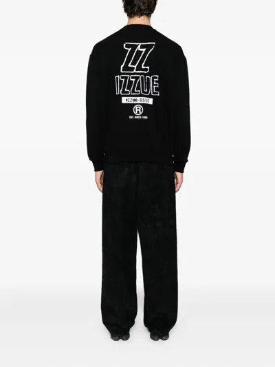 Izzue Logo-print Sweatshirt In Black