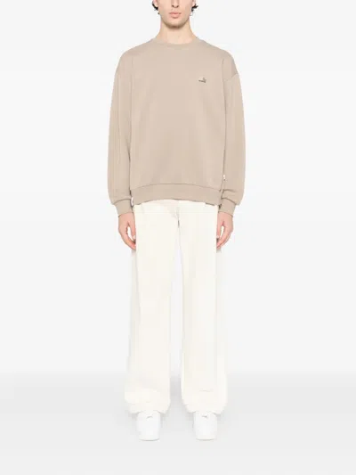 Izzue Logo-printed Sweatshirt In Neutral