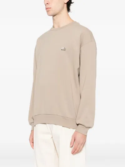 Izzue Logo-printed Sweatshirt In Neutral