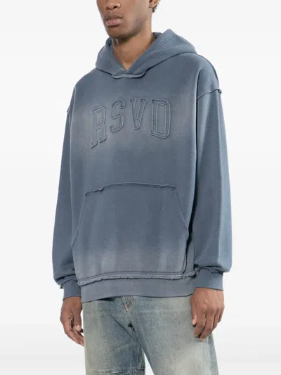 Izzue Logo-embroidered Hoodie In Blue