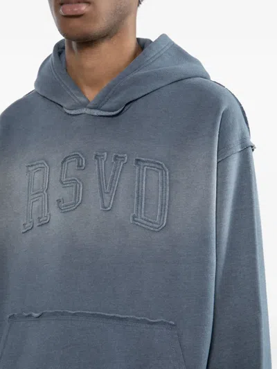 Izzue Logo-embroidered Hoodie In Blue