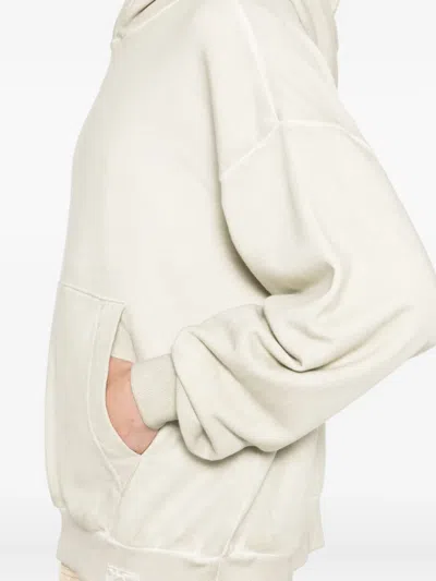 Izzue Appliqué-detail Cotton Hoodie In Neutral