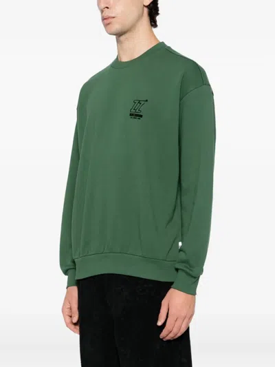 Izzue Logo-print Sweatshirt In Green