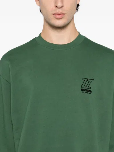 Izzue Logo-print Sweatshirt In Green