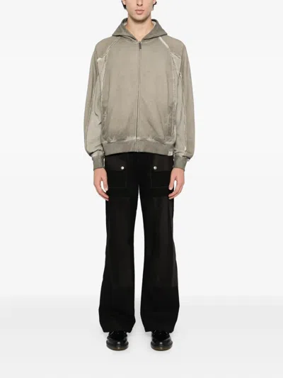 Izzue Logo-embroidered Hoodie In Brown