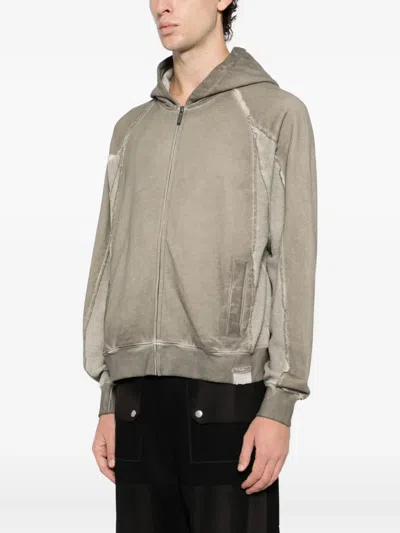 Izzue Logo-embroidered Hoodie In Brown