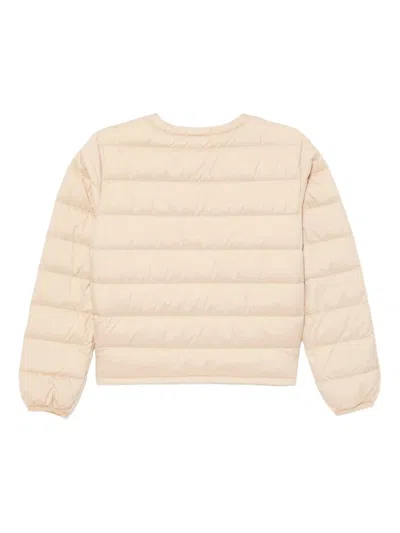 Chocoolate Logo-embossed Puffer Jacket In Neutral