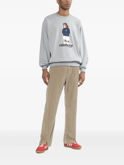 Chocoolate Graphiced Sweatshirt In Gray