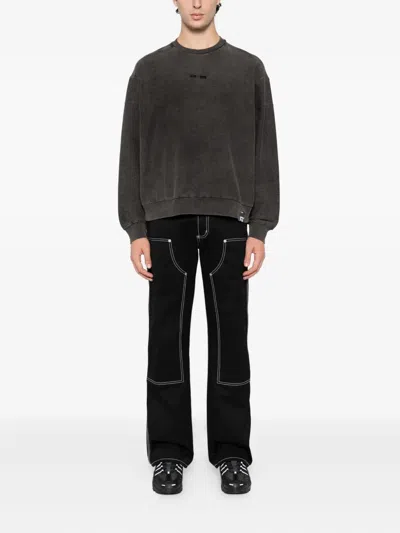 Izzue Logo-embroidered Sweatshirt In Brown