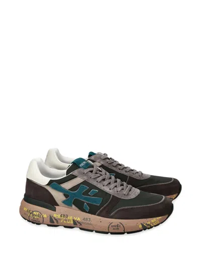 Premiata Mick Logo-detail Suede Sneakers In Multi