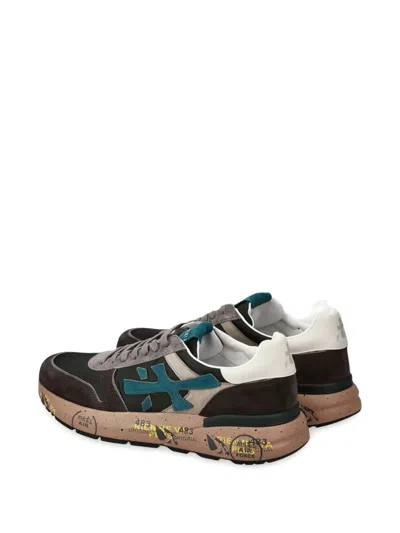 Premiata Mick Logo-detail Suede Sneakers In Multi