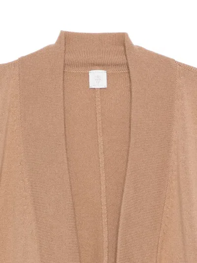 Eleventy Open-front Cardigan In Neutral