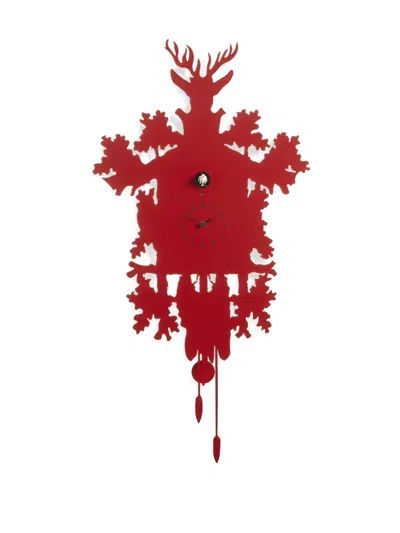 Domeniconi Cucù Cuckoo Clock In Red