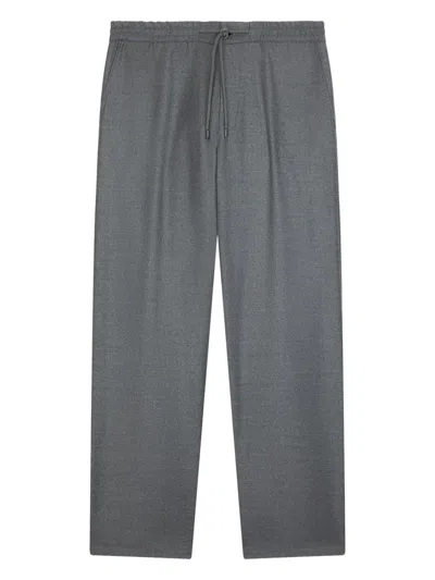 Dondup Drawstring-waist Trousers In Gray