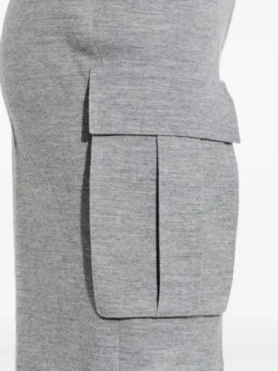 Balmain Cargo-pocket Shorts In Gray