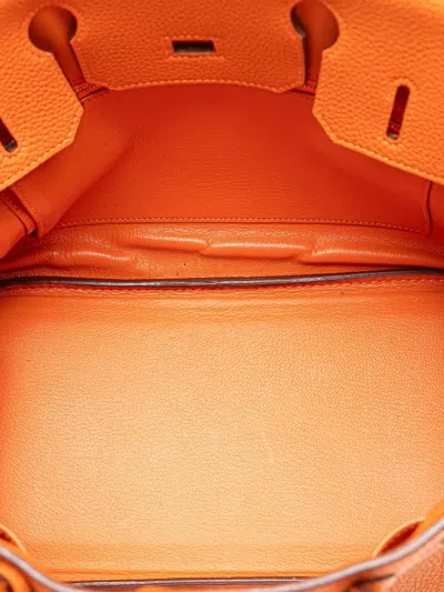 Pre-owned Hermes 2008 Togo Birkin Retourne 30 Handbag In Orange