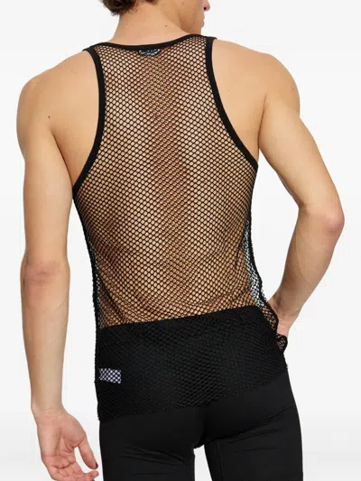 Dsquared2 Monogram Patterned Silk Blend Pijama Top In Black