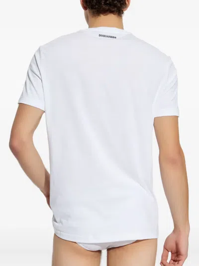 Dsquared2 Cotton T-shirt (pack Of Three) In White