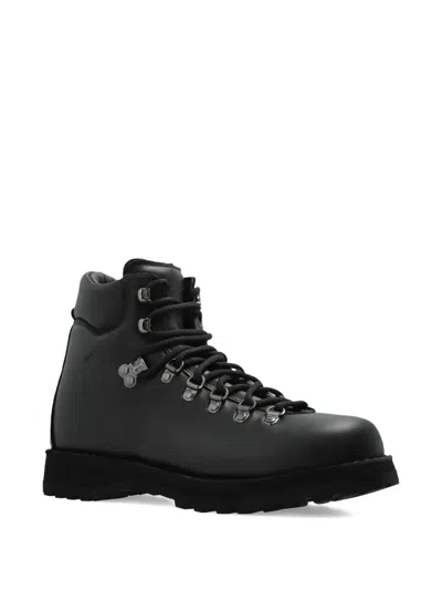 Diemme Rock Vet Lace-up Leather Hiking Boots In Black