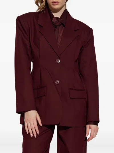 Gestuz Paula Waist Blazer In Brown