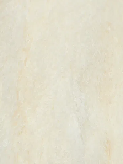 Stand Studio Lapel Long-sleeved Casual Jacket In White