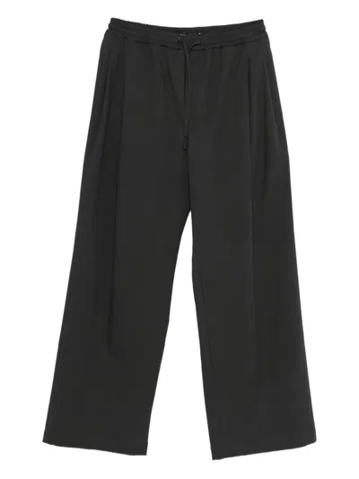 Federico Cina Drawstring-waist Trousers In Black