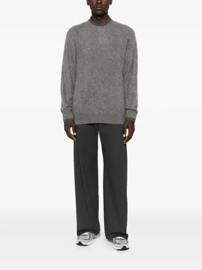 Federico Cina Drawstring-waist Trousers In Black